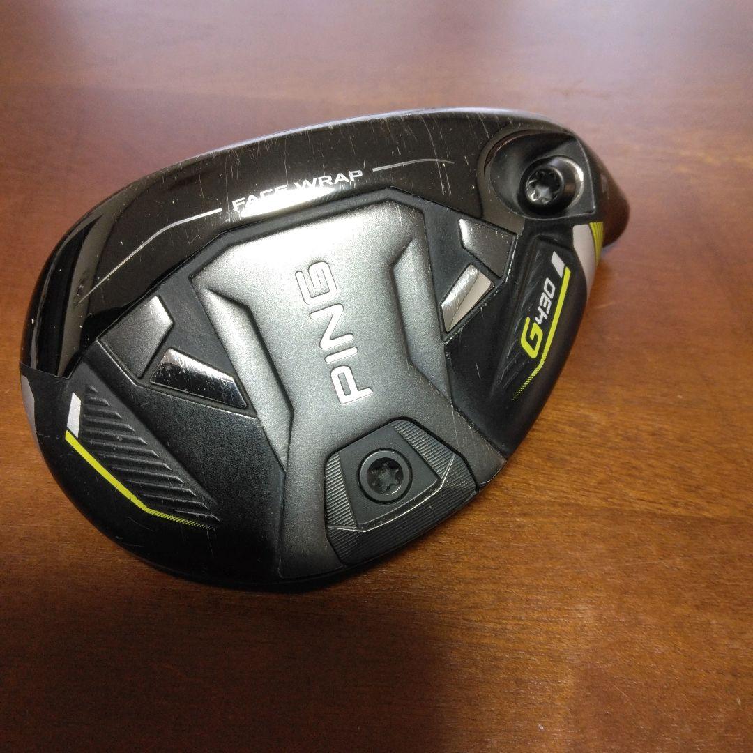 天ぷら傷の為、最安値！ピンG430　3U・19°（ヘッド&カバーのみ）