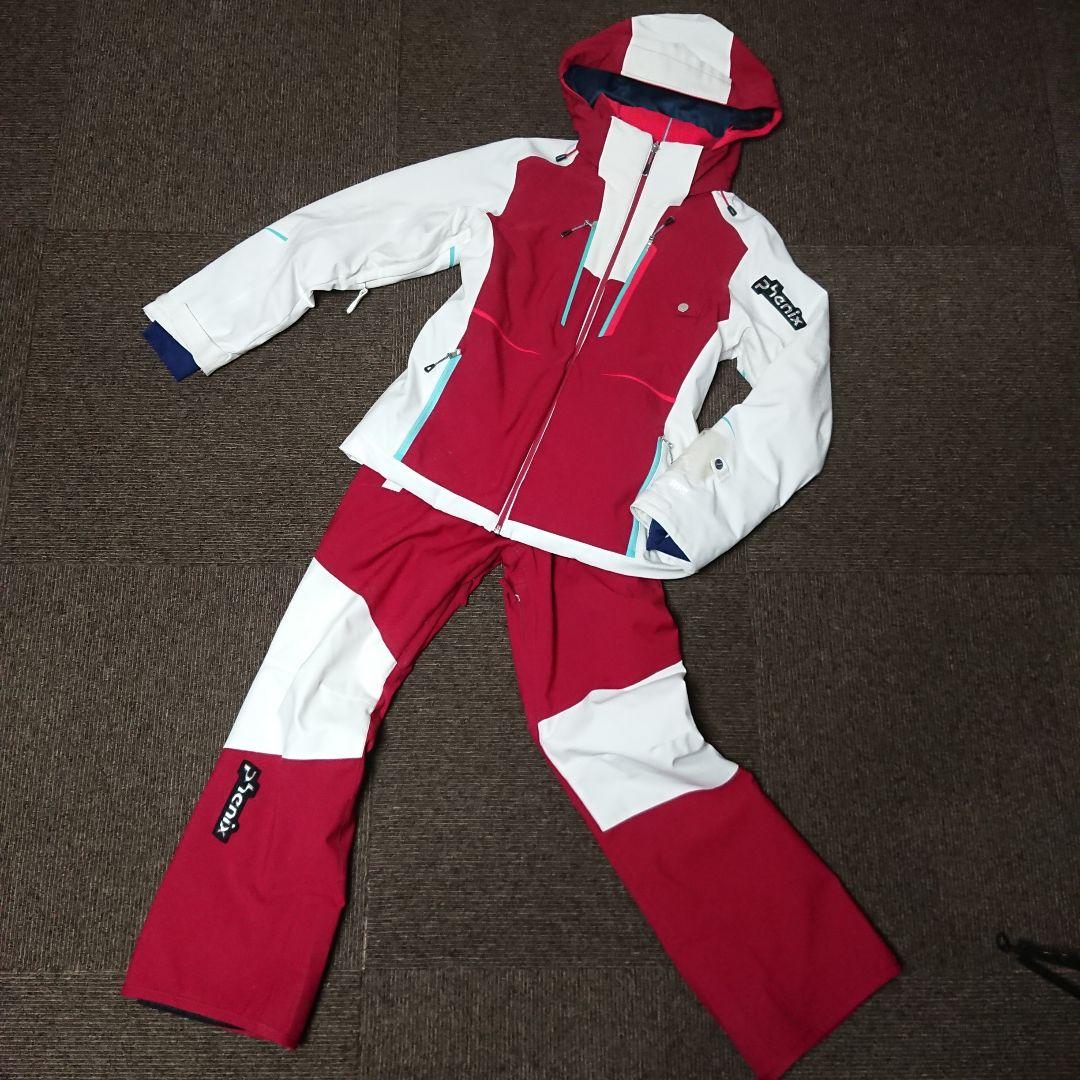 送料無料【PHENIX】あずき色レディーススキーウェア L/M