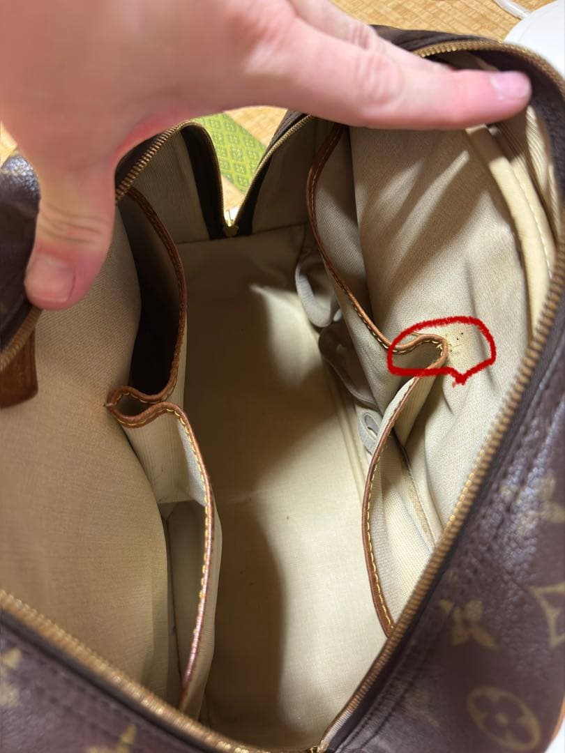 ルイヴィトン モノグラム ドーヴィル ハンドバッグ