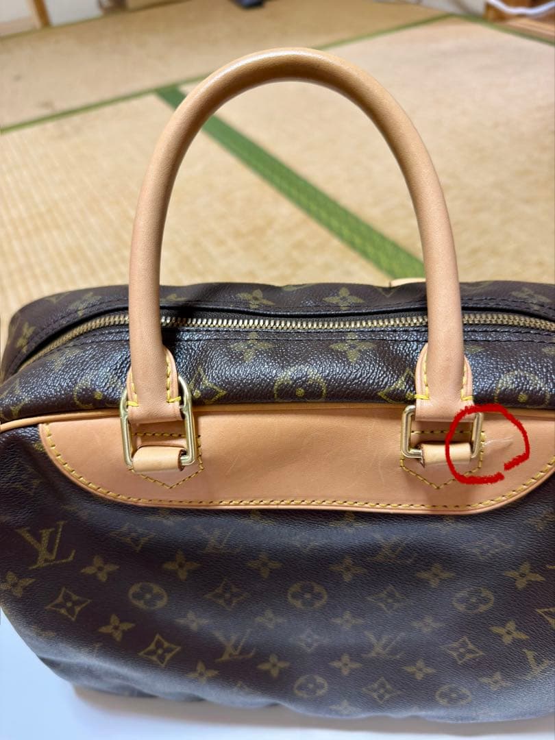 ルイヴィトン モノグラム ドーヴィル ハンドバッグ