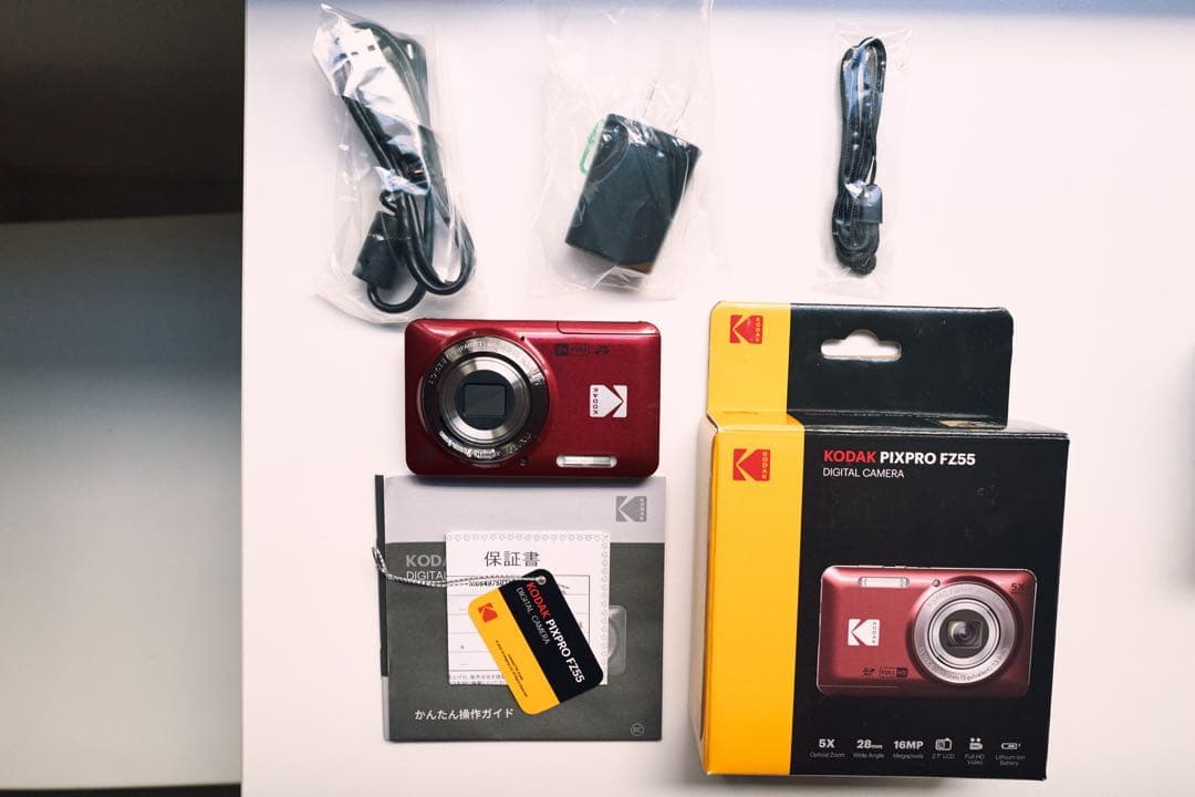 【中古美品】Kodak PIXPRO FZ55レッド