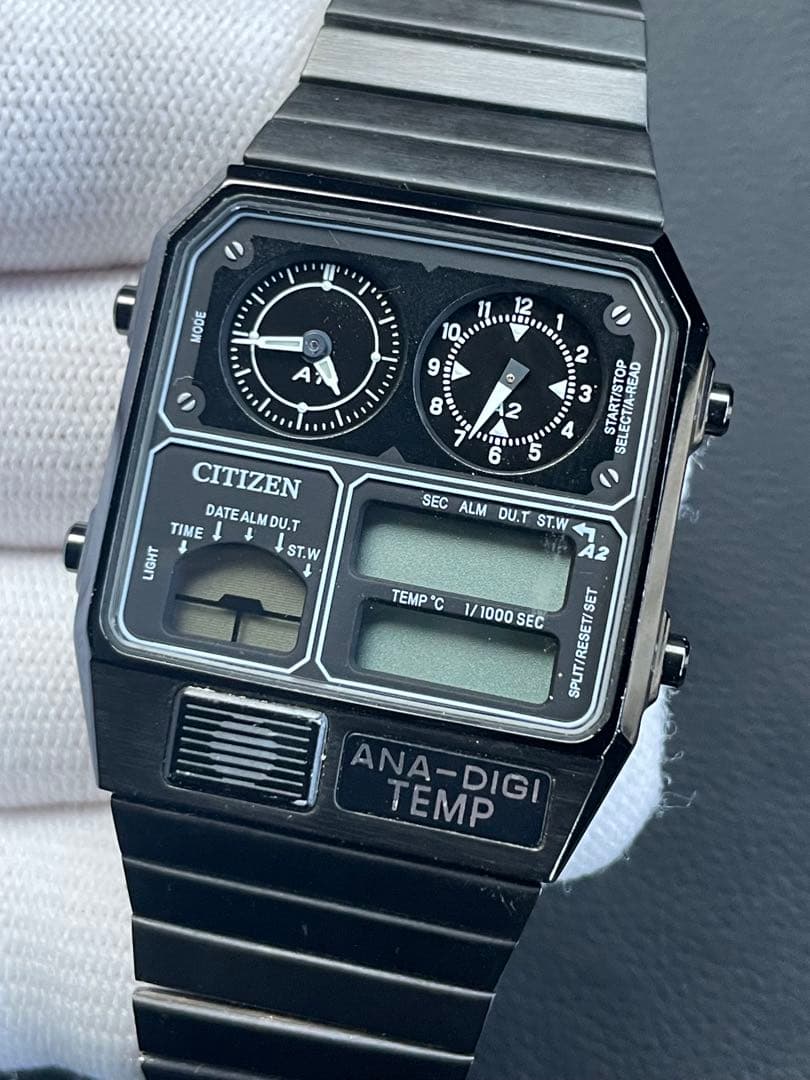 希少 腕時計 CITIZEN シチズン アナデジ 8989 - S116881