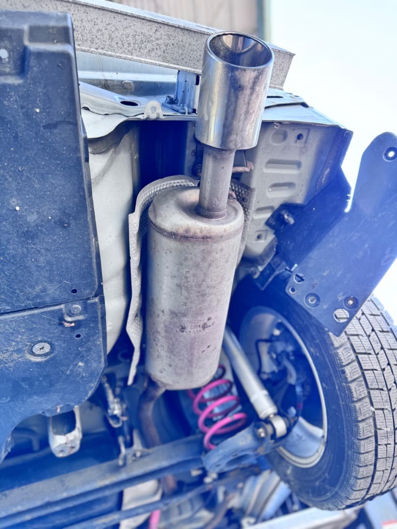 プリウス30Gs純正サイレンサー