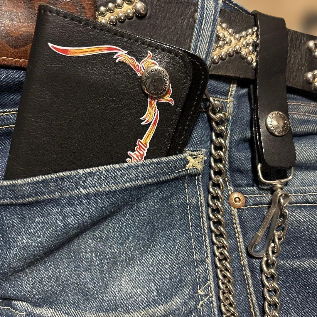 美品　ハーレーダビッドソン　純正　トラッカーウォレット