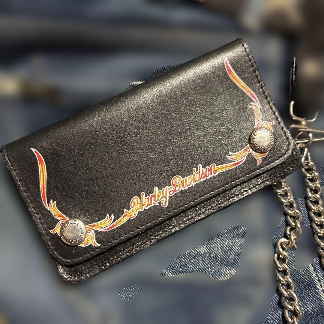 美品　ハーレーダビッドソン　純正　トラッカーウォレット