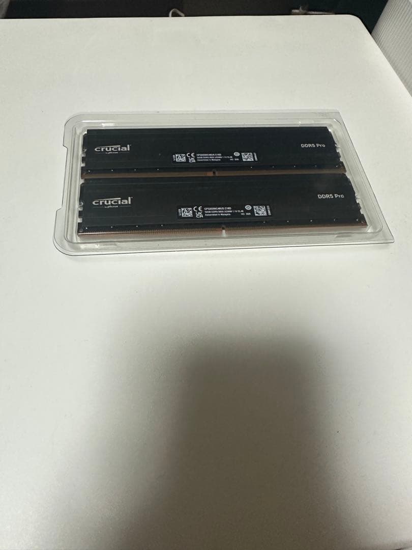 ア*グ様 【未使用品】crucial DDR5 Pro メモリ 64GB(32G