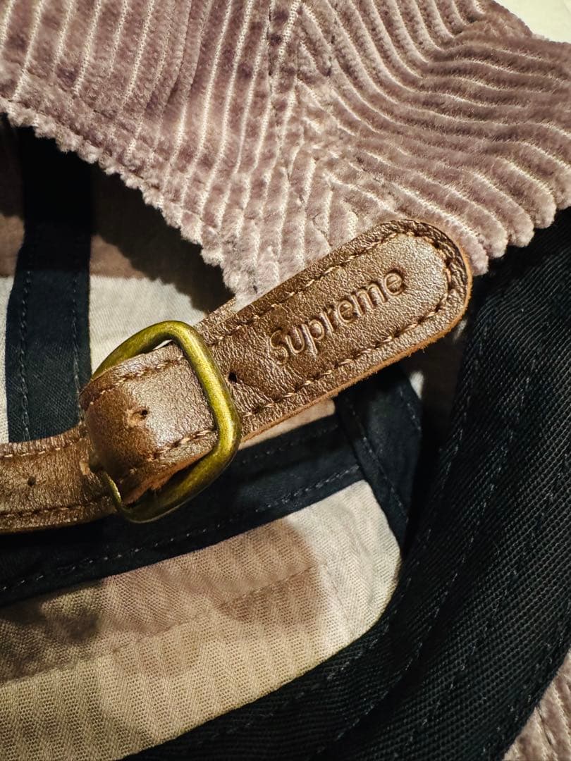 帽子 25FW Supreme Corduroy Camp Cap Grey