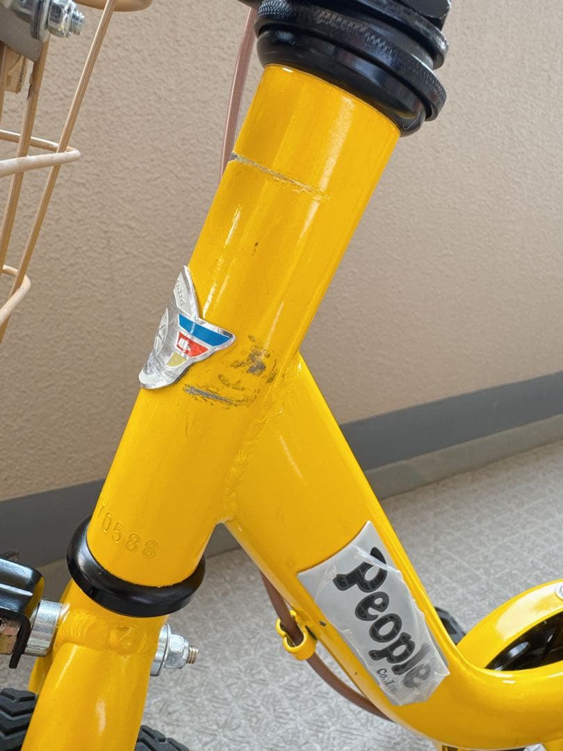 14インチ ケッターサイクル People ピープル カゴ付 【お引き取り】