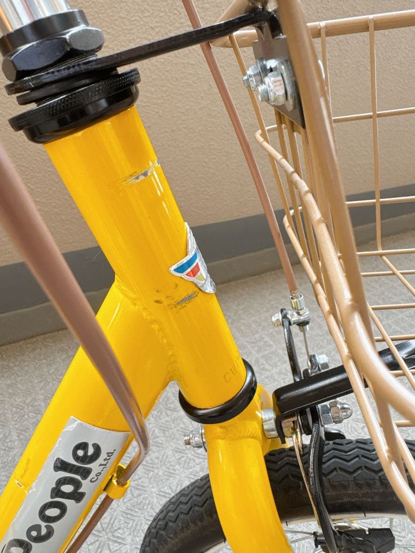 14インチ ケッターサイクル People ピープル カゴ付 【お引き取り】