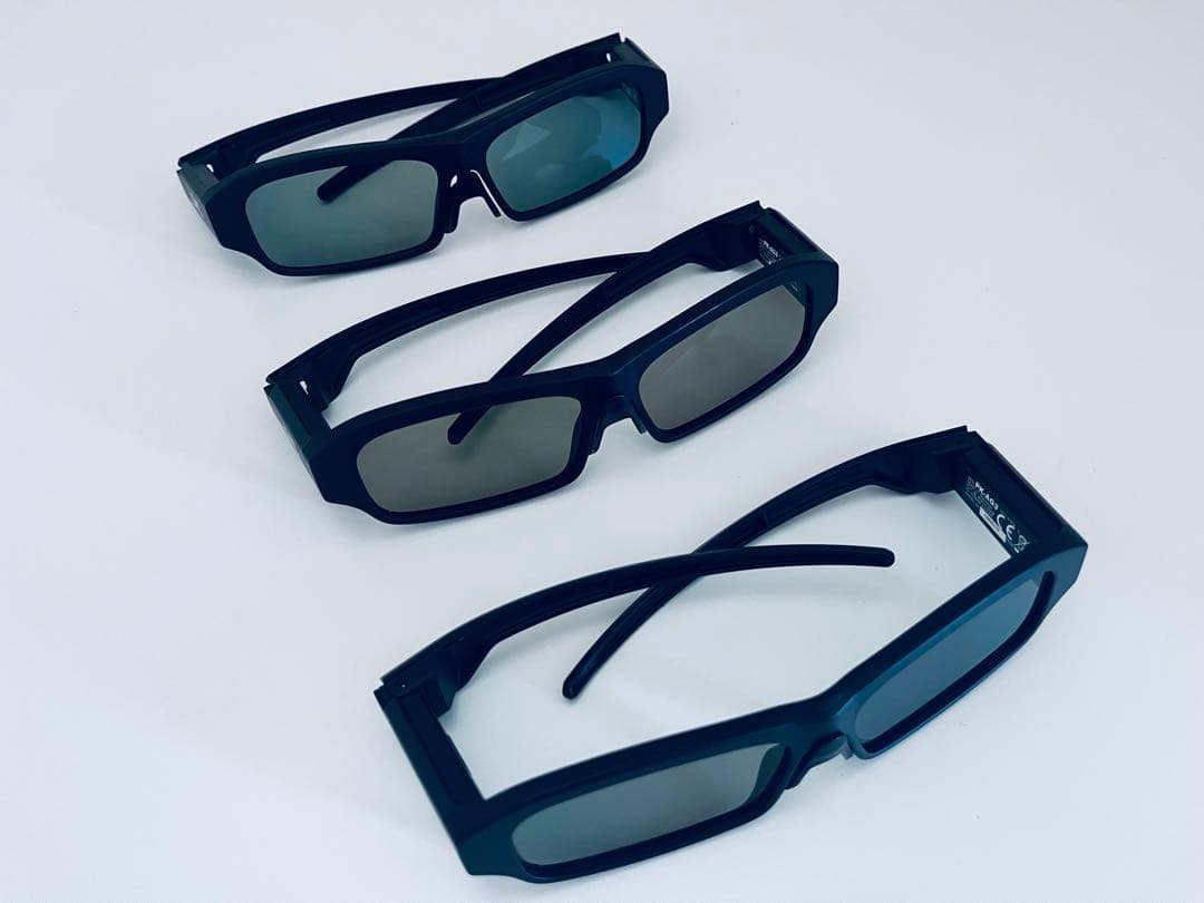 家庭で3D映画館！ビクター プロジェクター用3DメガネPK-AG3（3本セット）