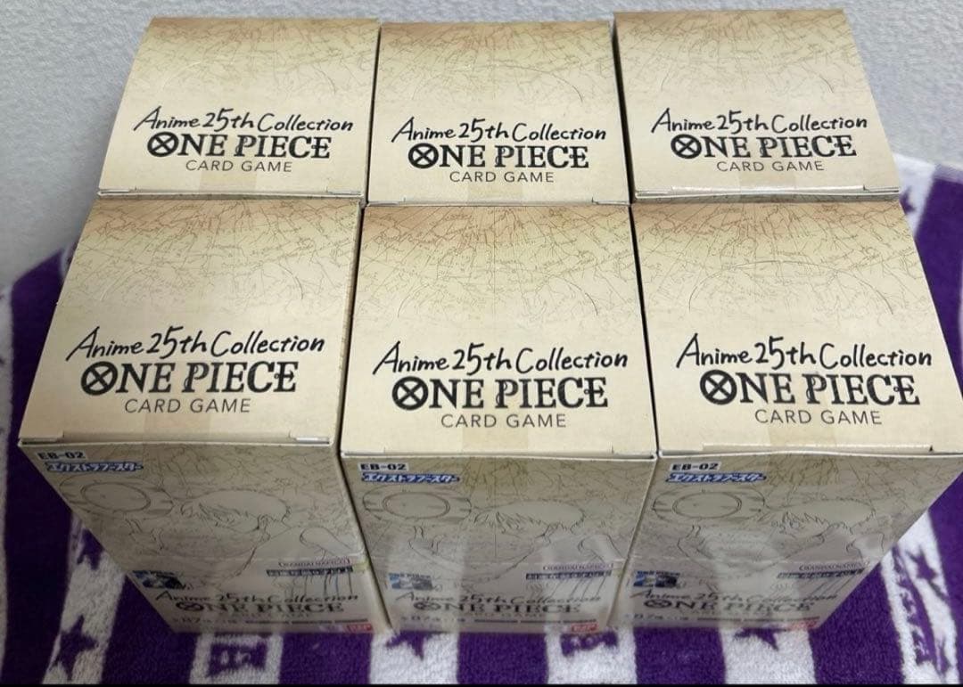 ワンピースカード Anime25thCollection 未開封6BOXセット