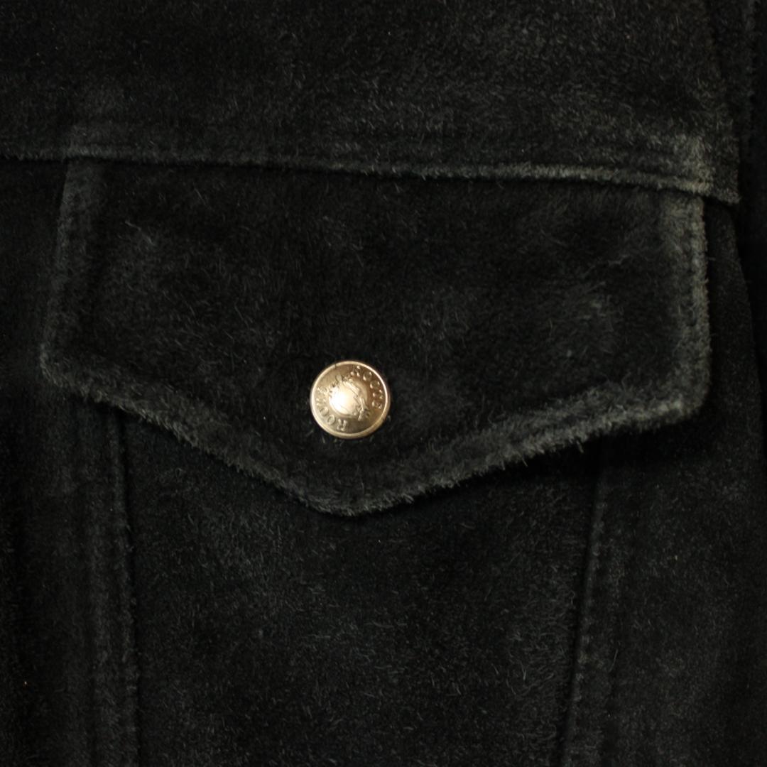 定助　ROOTS スウェード レザー ジャケット カナダ製 ヴィンテージ