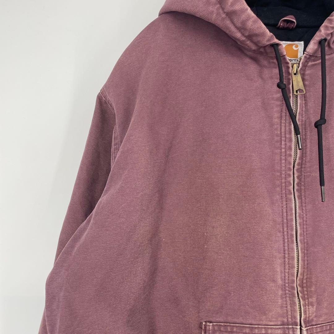 カーハート　アクティブジャケット　2XL　パープル　ダック