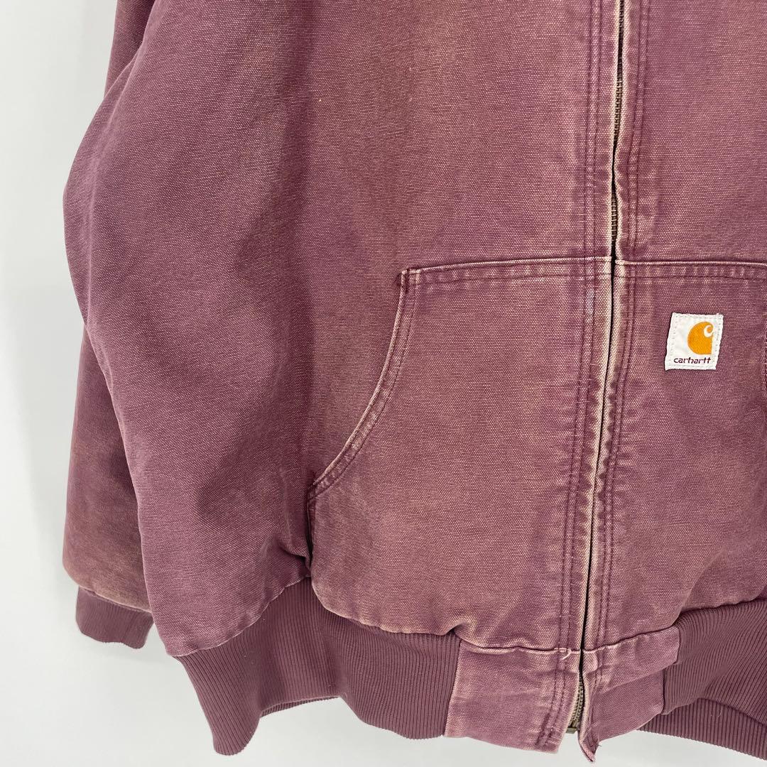 カーハート　アクティブジャケット　2XL　パープル　ダック