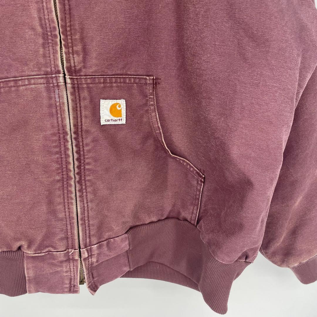 カーハート　アクティブジャケット　2XL　パープル　ダック