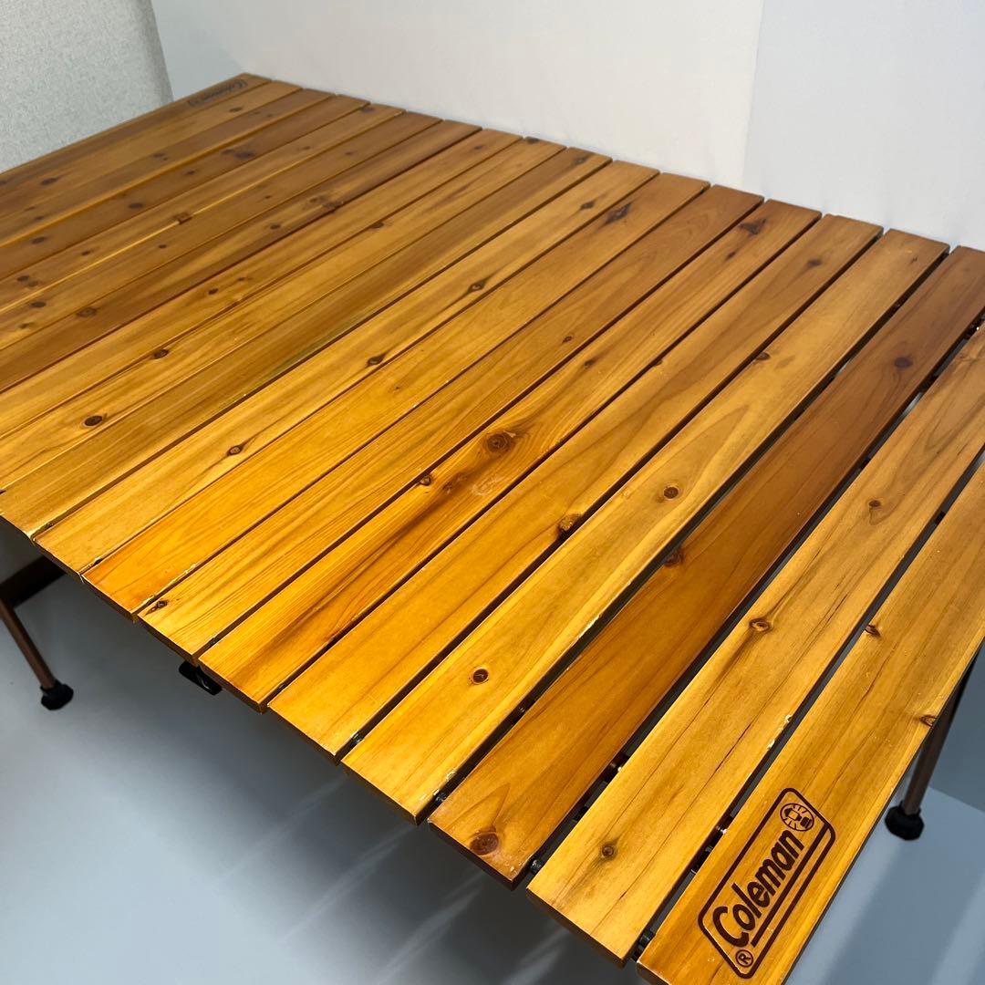 Coleman コールマン ナチュラルウッドロールテーブル クラシック 110