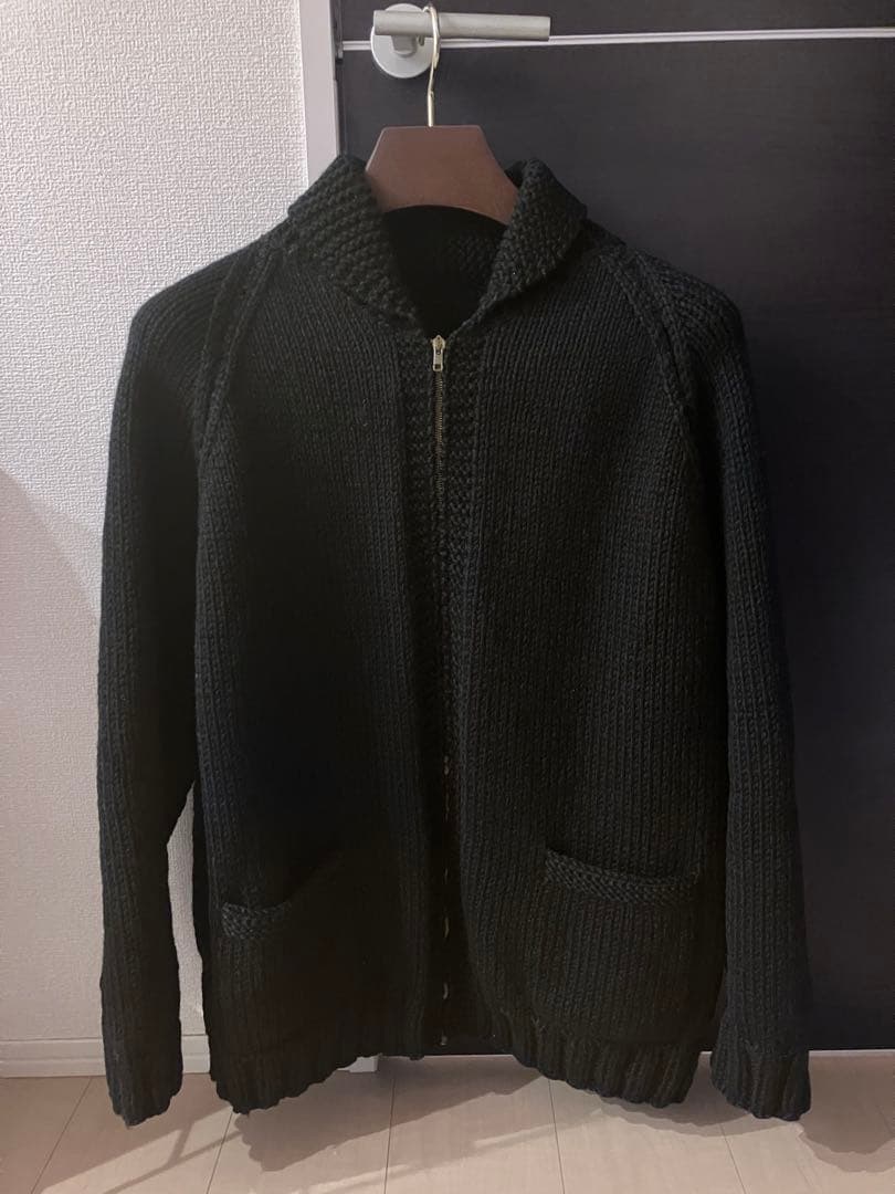 P*C様 60s カウチンセーター ブラック 無地　cowichan