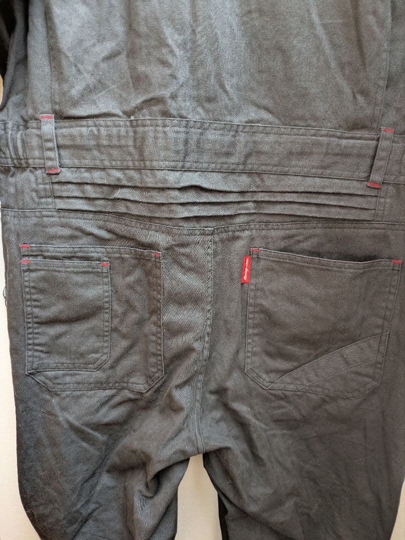 Snap-on/スナップオン　つなぎ　オールインワン　ブラック　作業着　LL