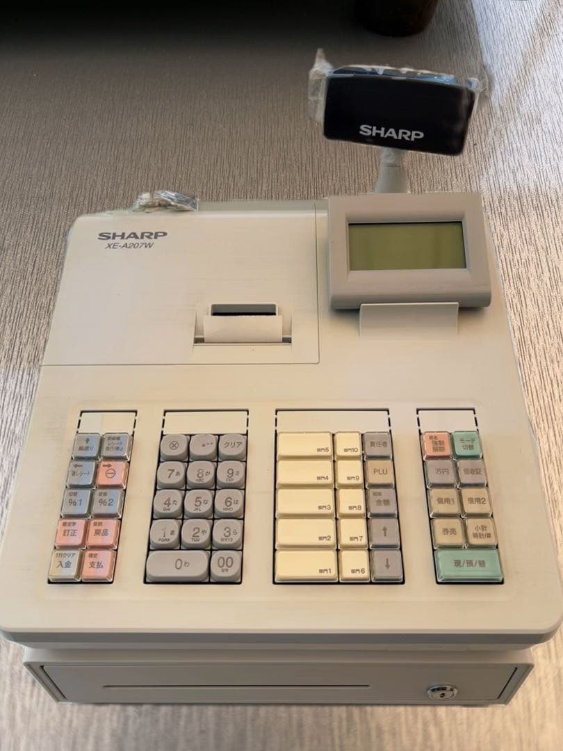 SHARP XE-A207W ホワイト レジスタ