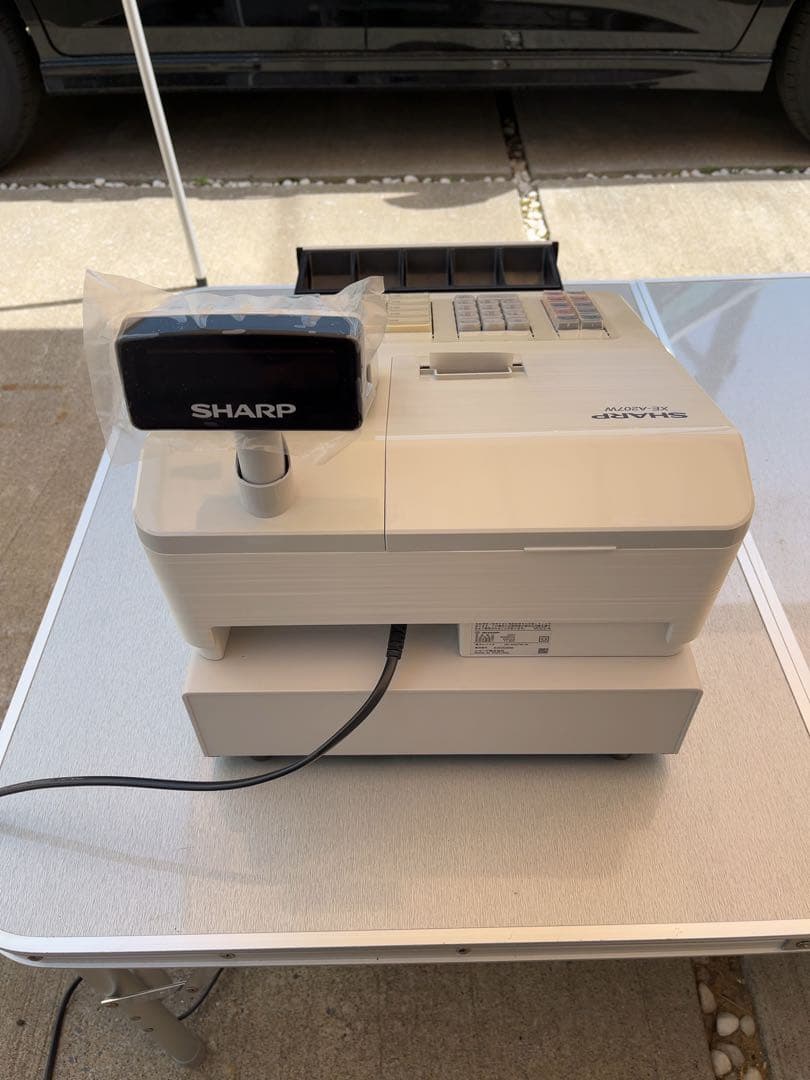 SHARP XE-A207W ホワイト レジスタ