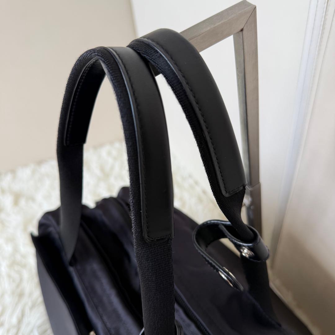 【未使用級】アニエスベーボヤージュ　2wayボストンバッグ　ネイビー