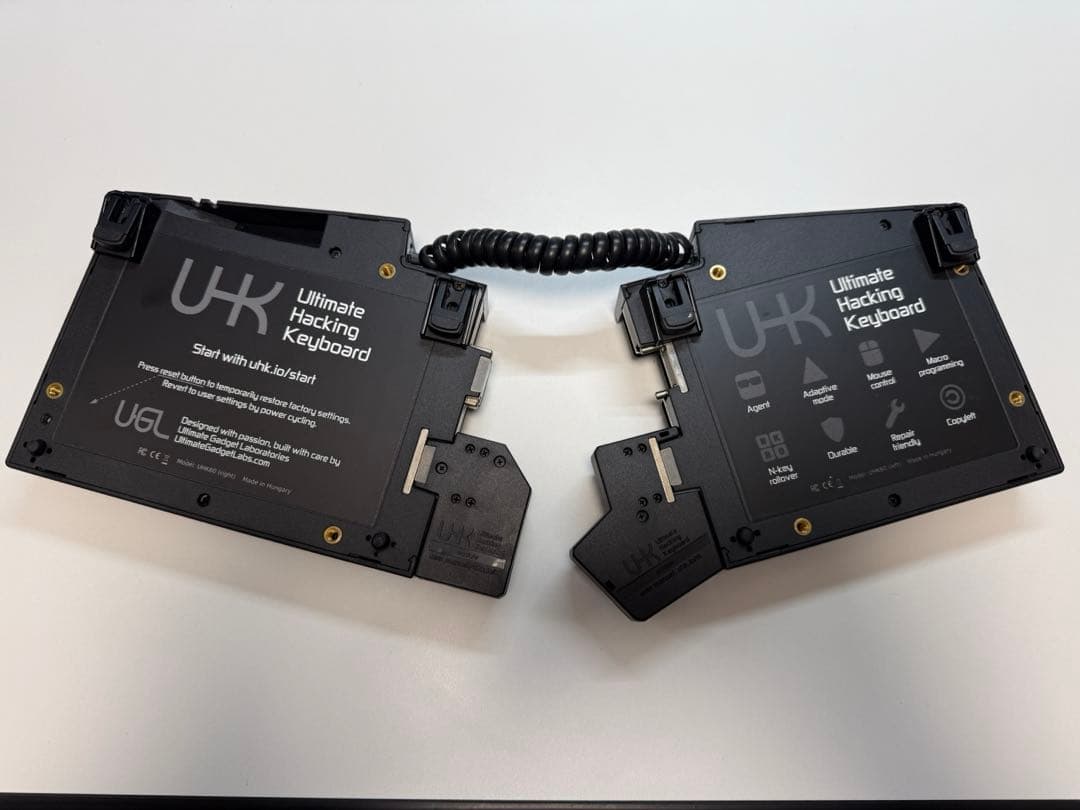 【訳あり】Ultimate Hacking Keyboard 赤軸 モジュール付