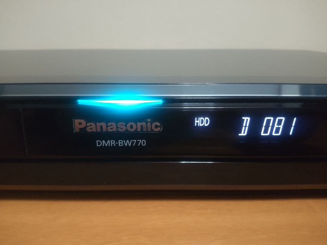 パナソニック　DIGA DMR―BW770 500GB→1TB プチメンテ済み