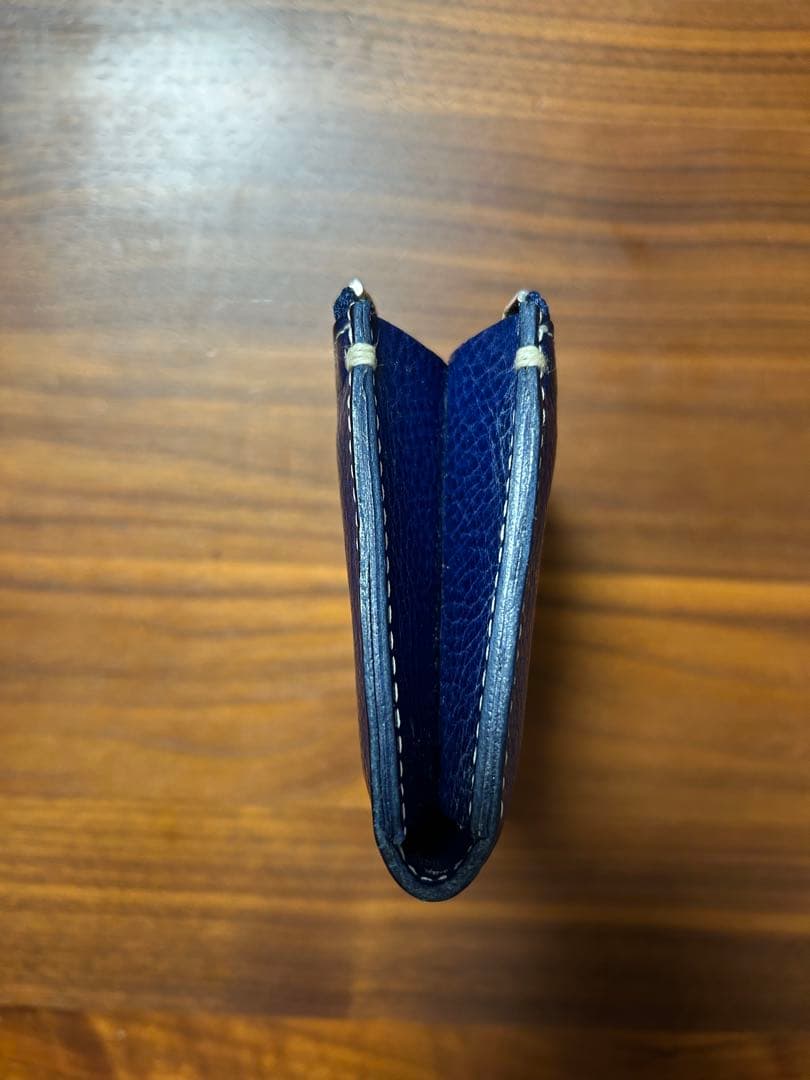 uniuni4238　土屋鞄　数量限定　ハンディLファスナー　ラピスブルー