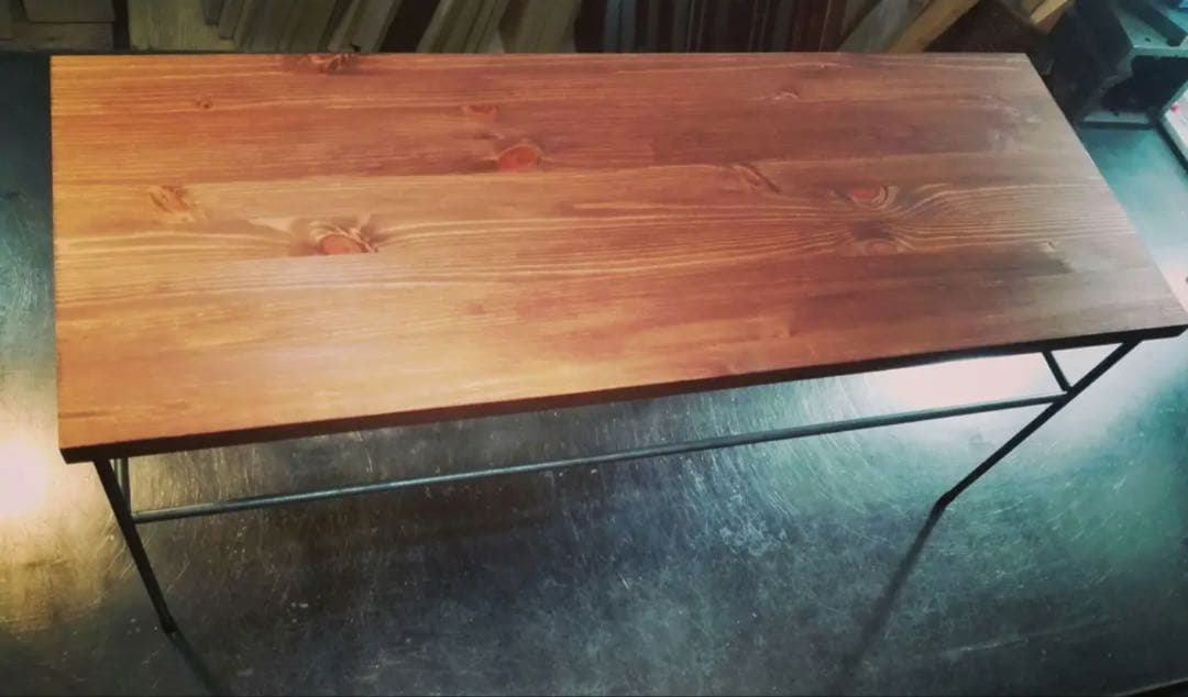 アイアン家具　男前テーブル　無骨　オーダーメイド　インダストリアル　カフェラック
