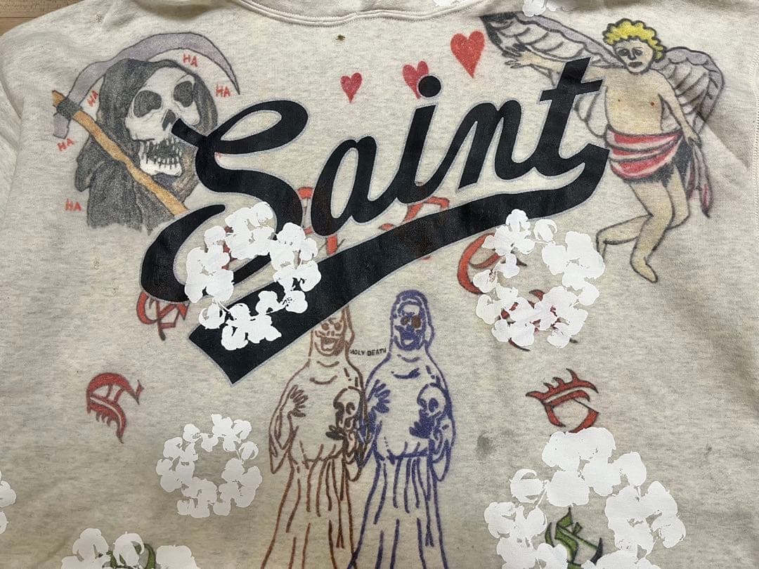SAINT MICHAEL、セントマイケル、denim tears、フーディ