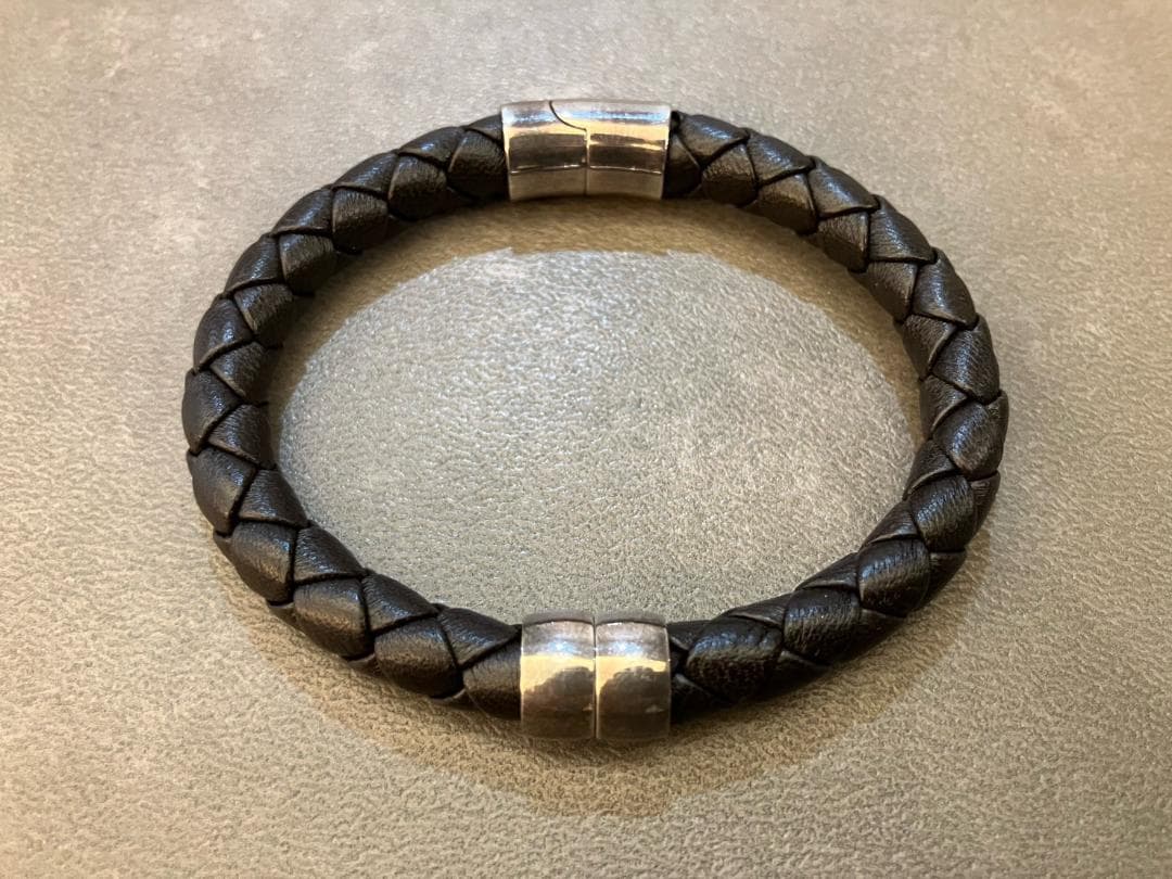 ⭐美品⭐ ボッテガ・ヴェネタ イントレチャート 定番ブレスレット Mサイズ