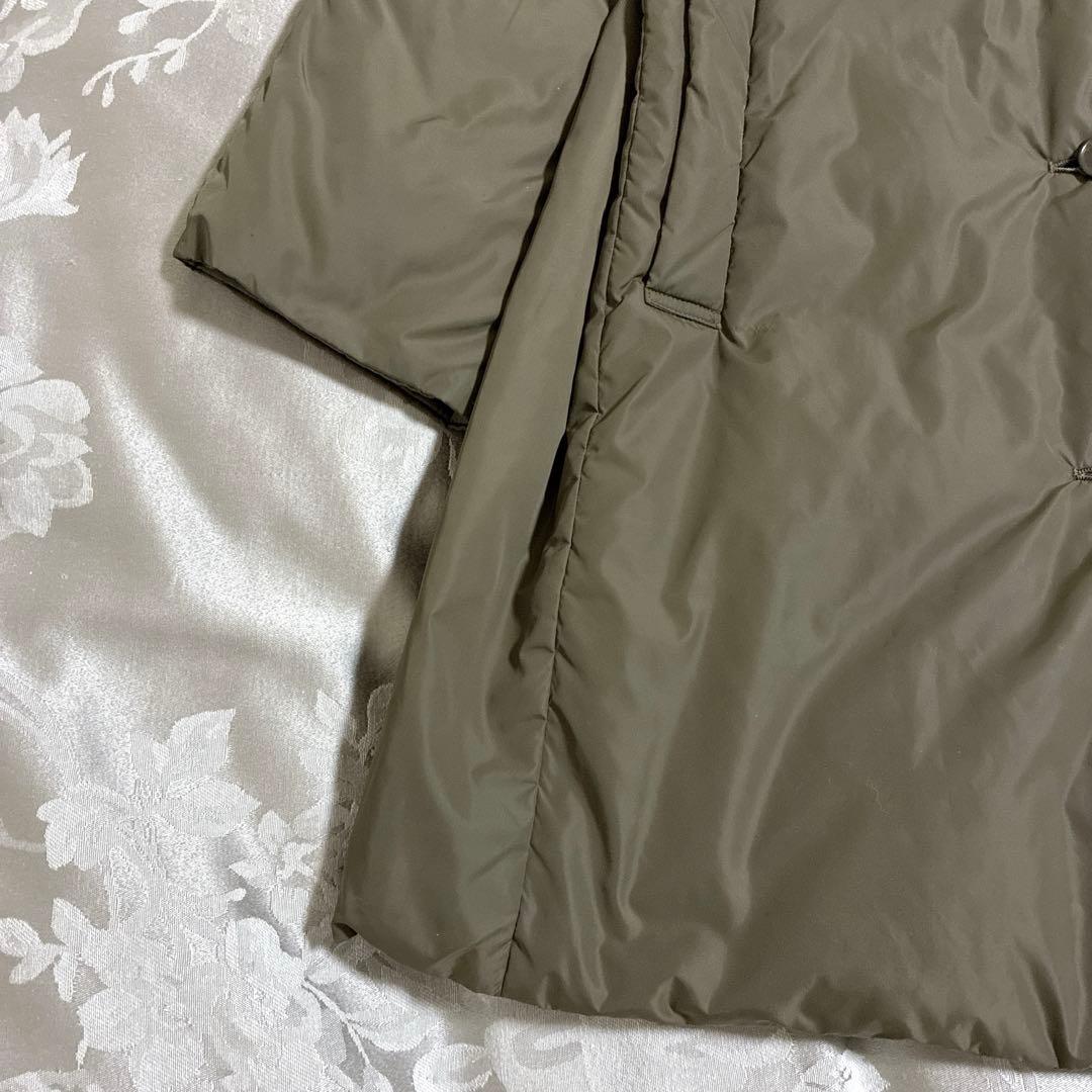 極美品　レキップ　イナバヨシエ　ショールカラー 　ダウンコート　38