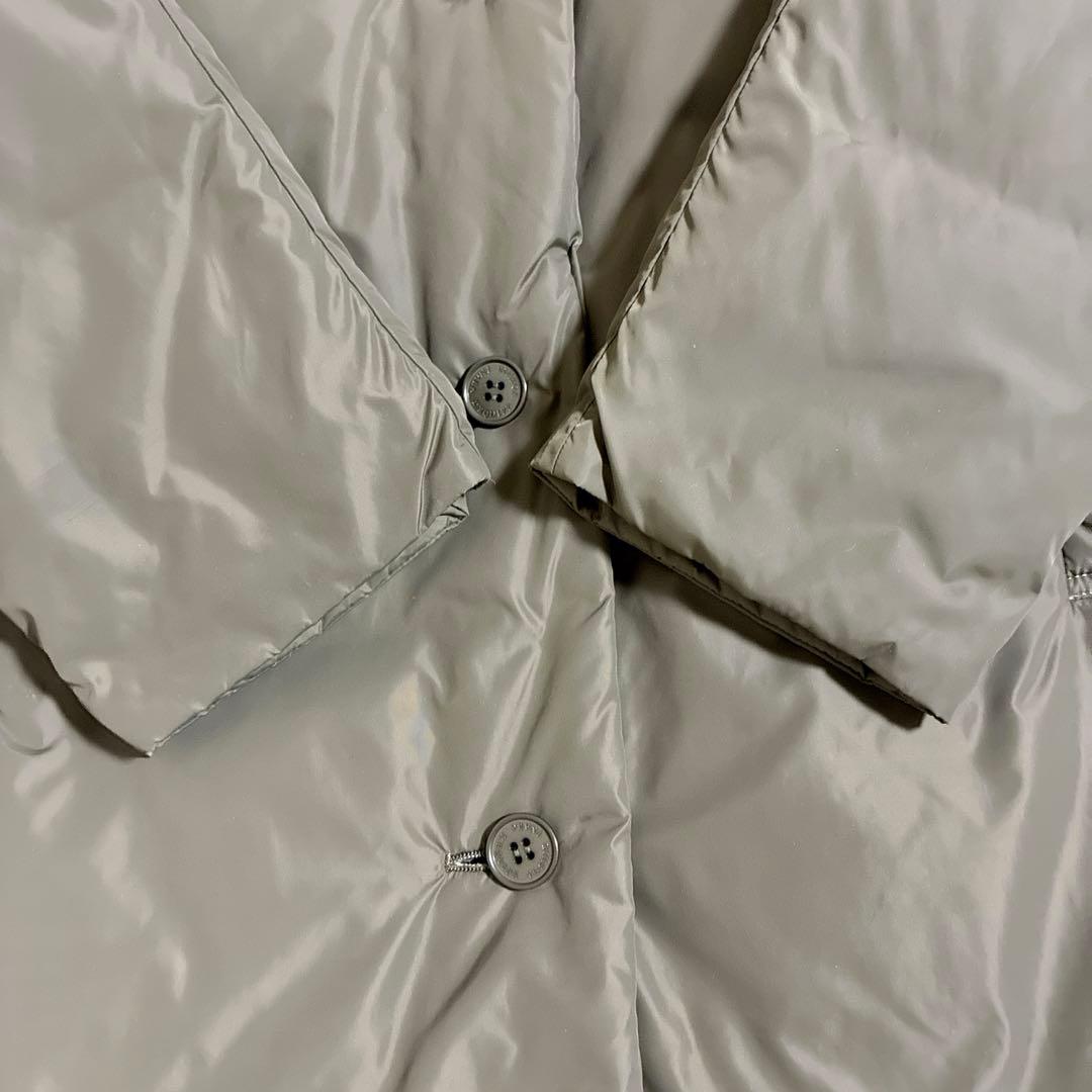 極美品　レキップ　イナバヨシエ　ショールカラー 　ダウンコート　38