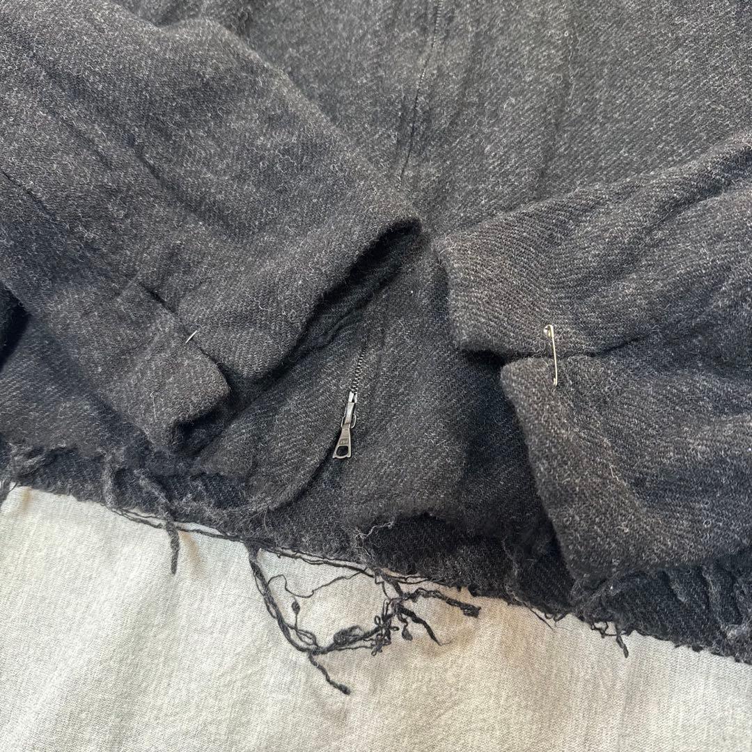 SUNSEA 22AW Shrinkage Blouson 改 ウール 黒 M