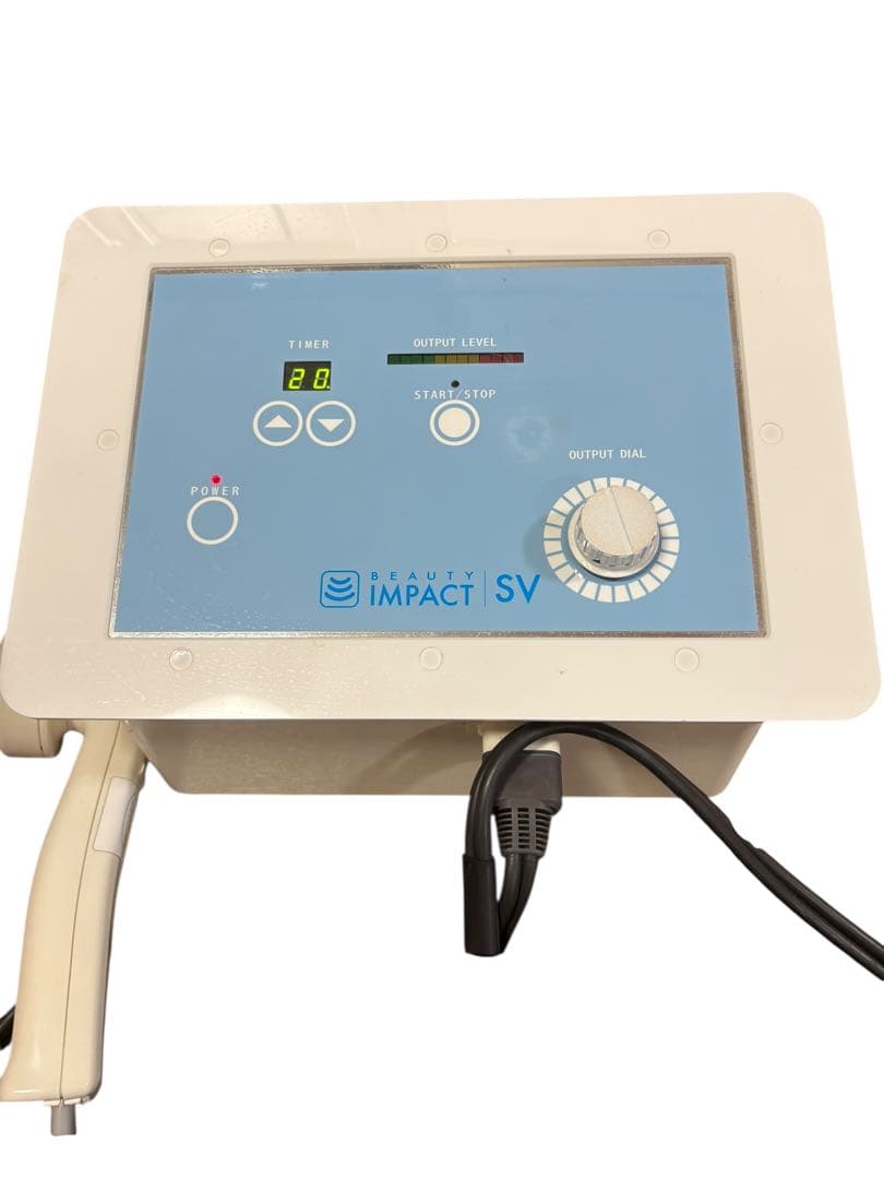 美品☆ビューティーインパクトSV 超音波美容器　肩こり　腰痛　冷え性にも