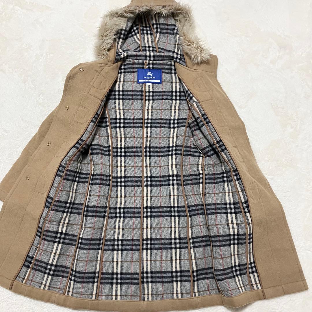 BURBERRY BLUE LABEL ダッフル コート 36 ノバチェック