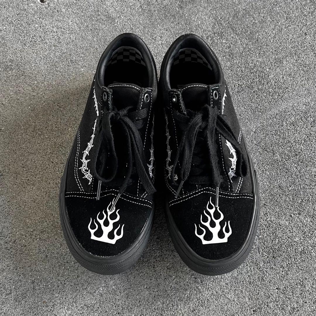 ×ELIJAH BERLE OLD SKOOL 有刺鉄線 ファイヤーマーク