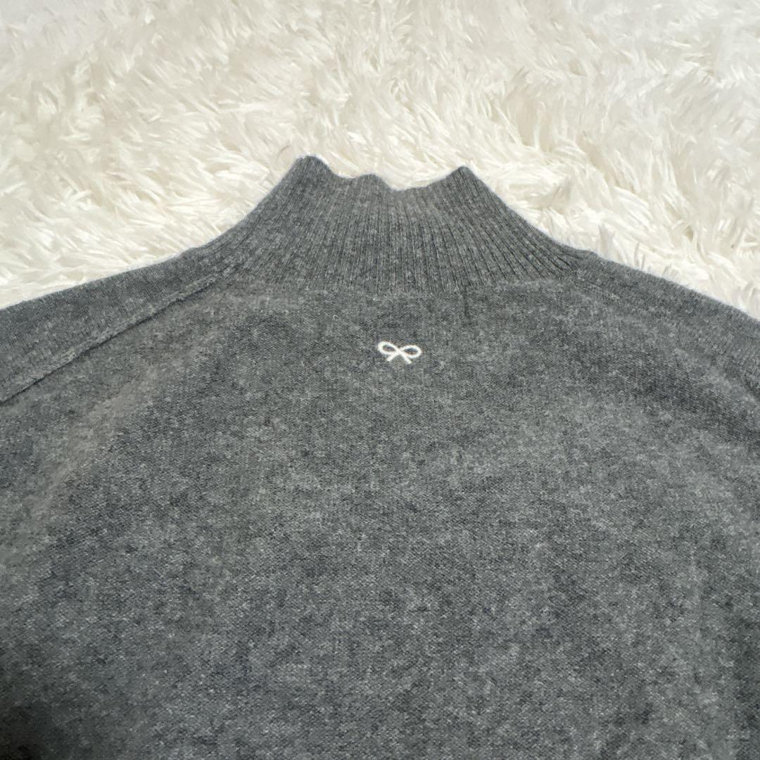 【試着のみ美品】アニヤハインドマーチ　ユニクロ　カシミヤ　ニット　グレー　L