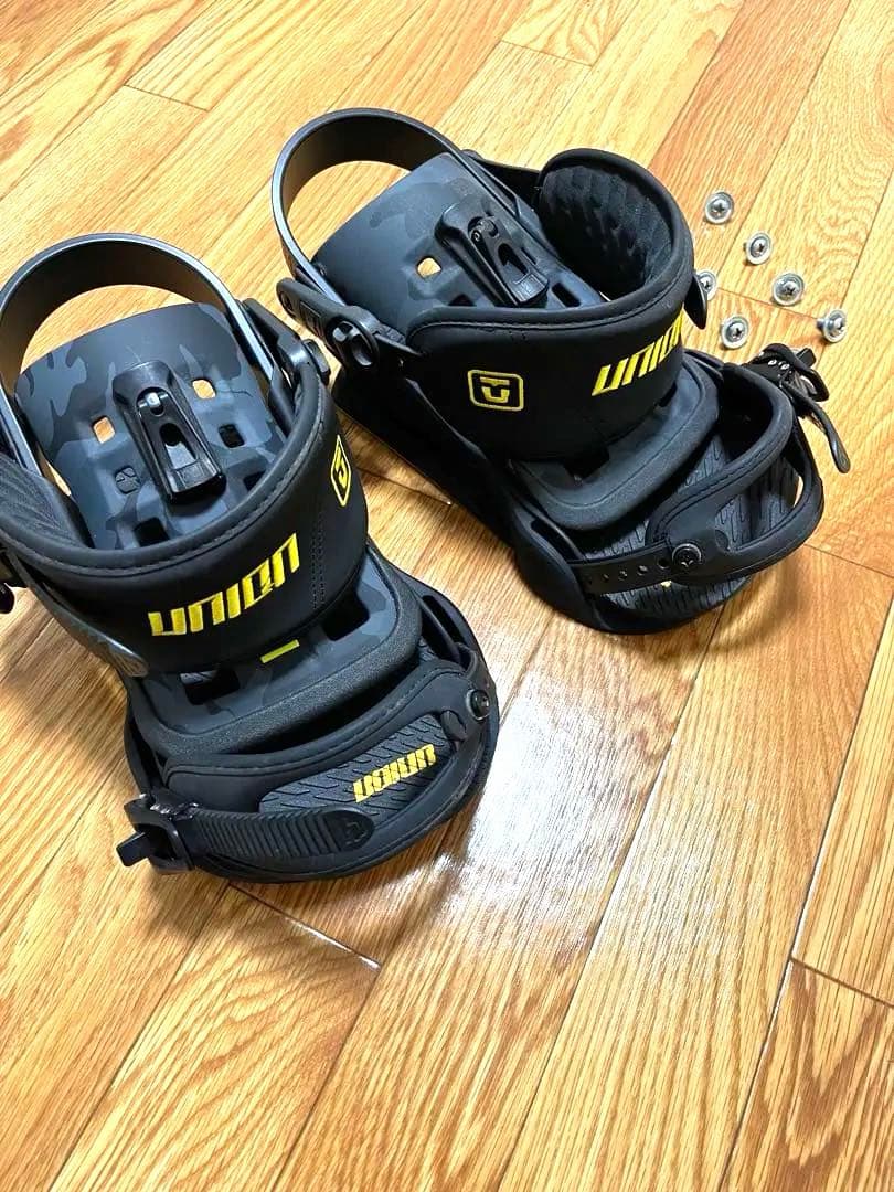 26cm UNION スノーボード　ビンディング 迷彩