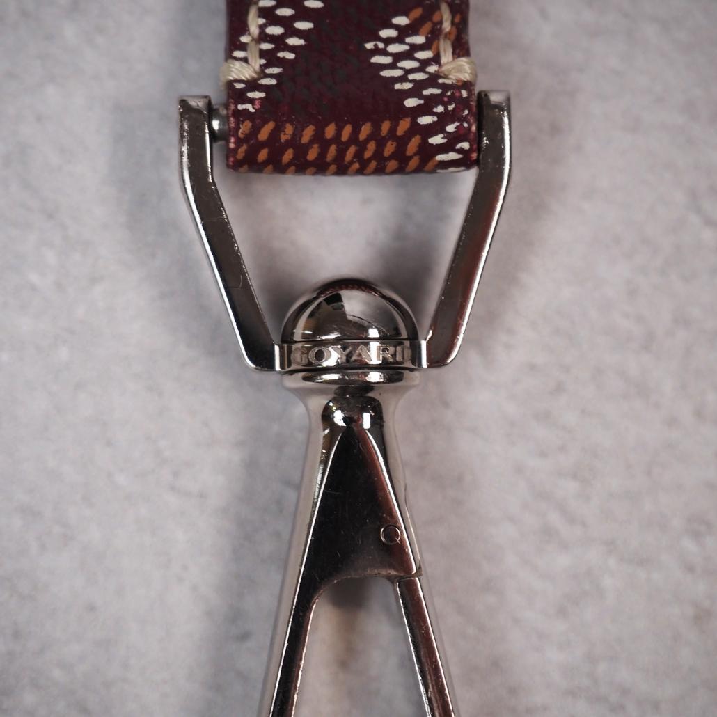 GOYARD キーチェーン ムスクトン ゴヤールディンキャンバス バーガンディ