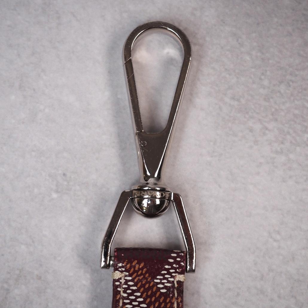 GOYARD キーチェーン ムスクトン ゴヤールディンキャンバス バーガンディ