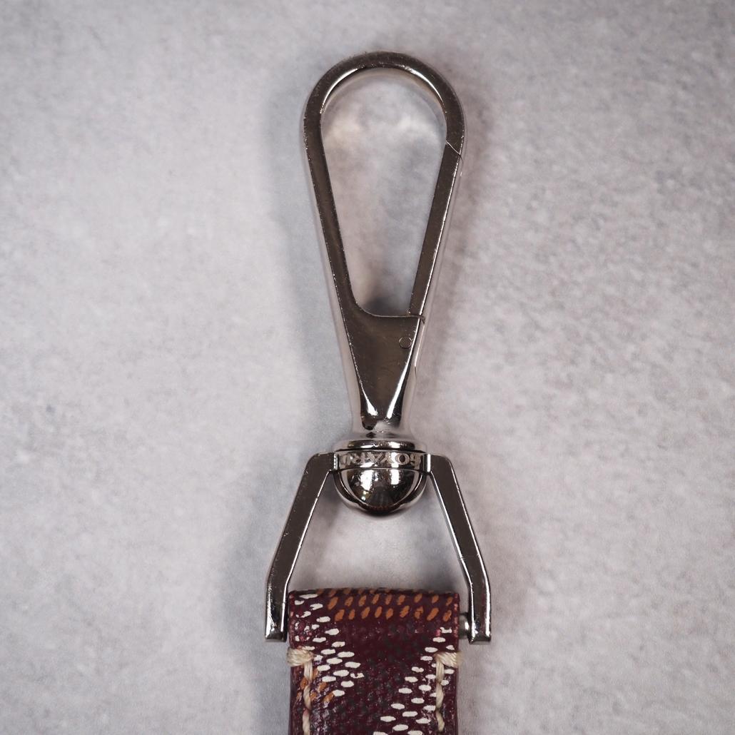 GOYARD キーチェーン ムスクトン ゴヤールディンキャンバス バーガンディ