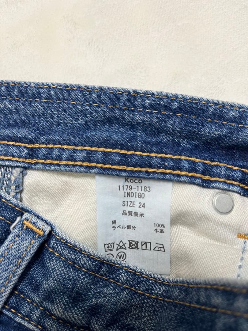 プ*a様 SHISHIKUI JEANS Koco / INDIGO