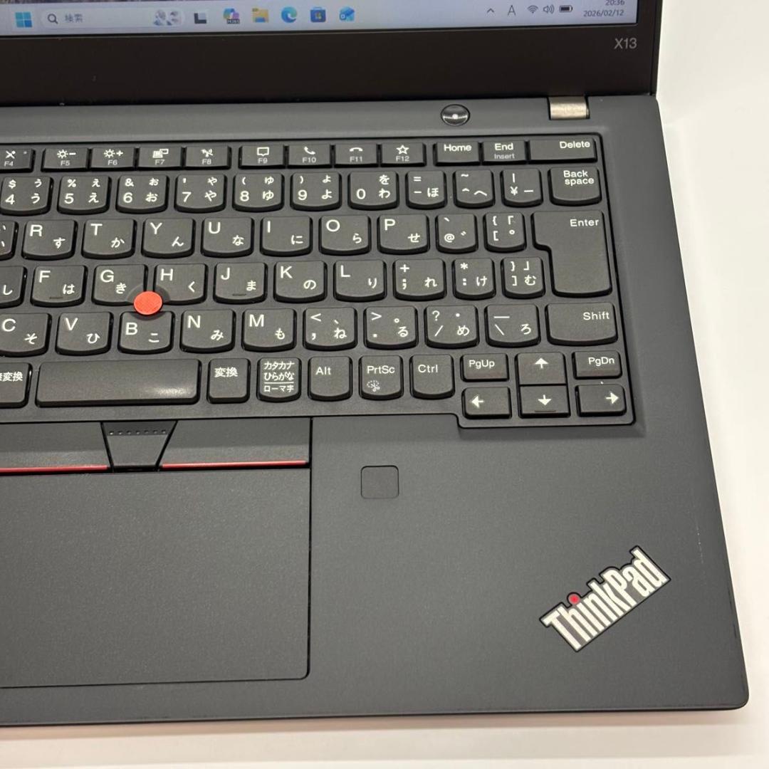 Windowsノート本体 ThinkPad X13 i7-10610U/32GB/512GB 1