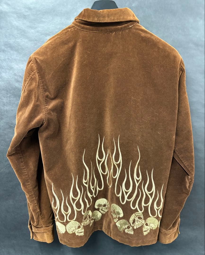 Back Street Crawlers スカジャン スカル柄 XL