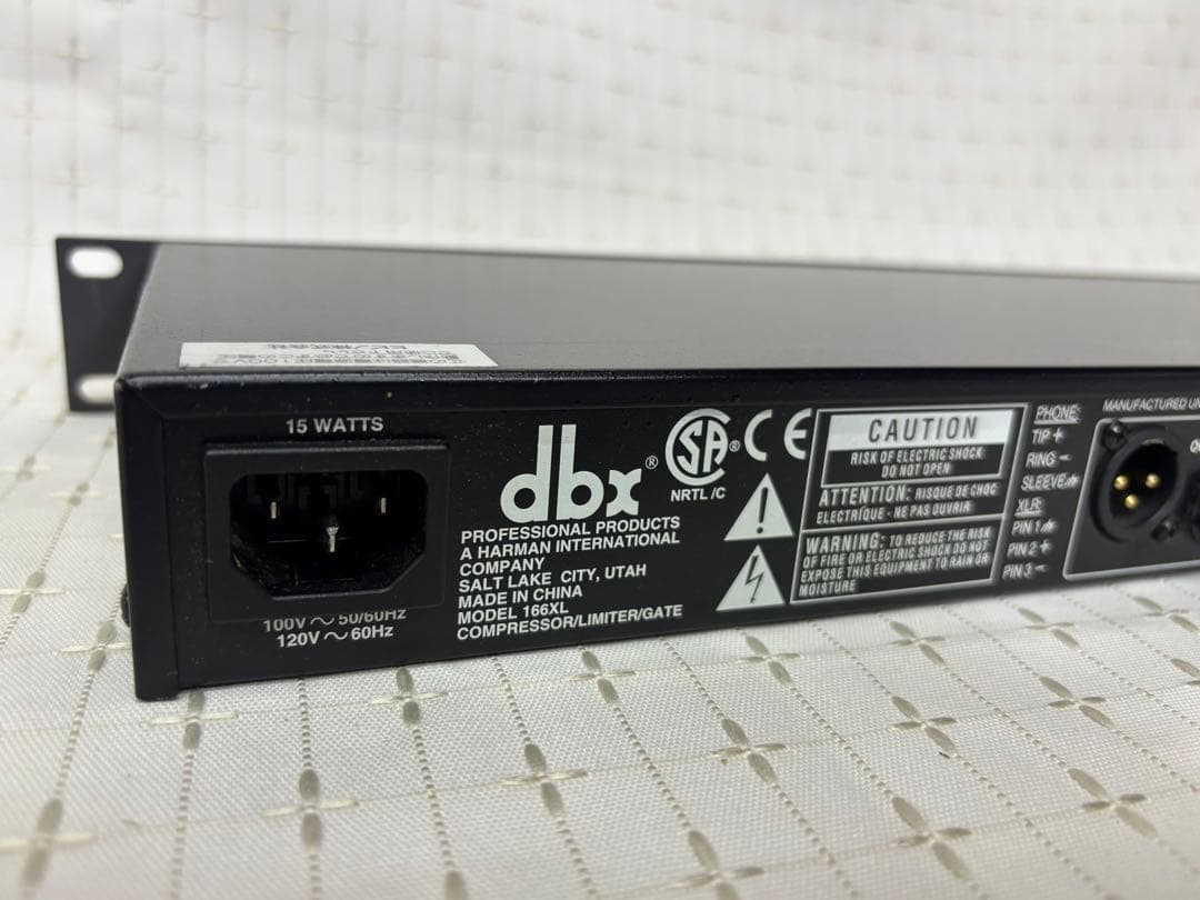 dbx 166XL コンプレッサー/リミッター