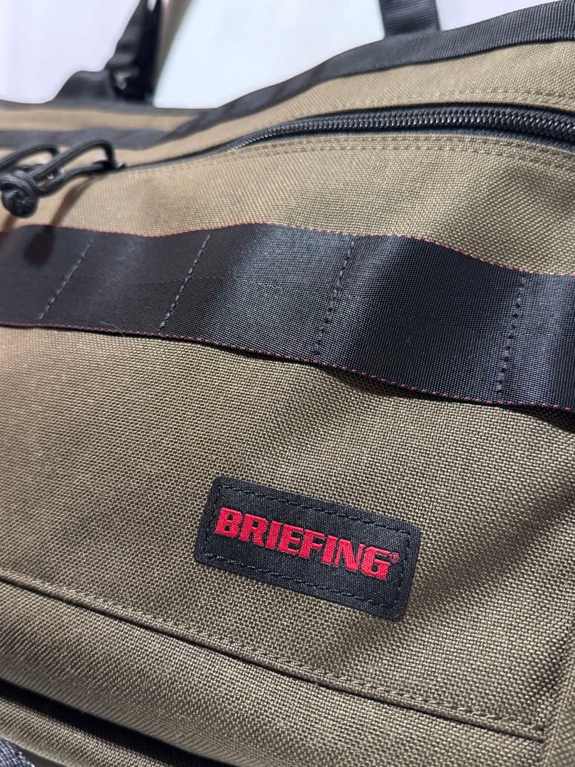 GO/LOOK! 別注BRIEFING 3wayトート マチ拡張バッグ ブラウン