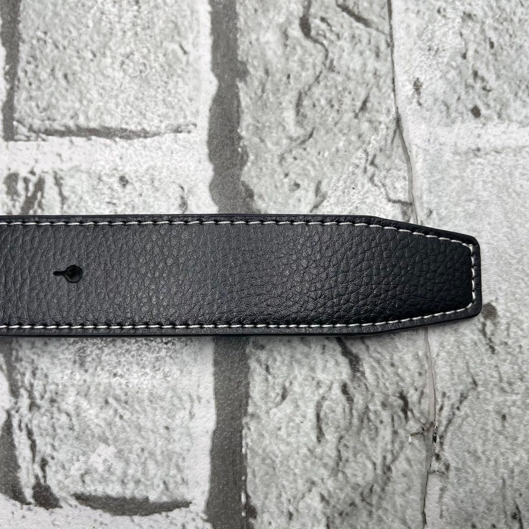 美品✨ディオール ベルト CDロゴ オブリーク レザー 本革 ブラック メンズ