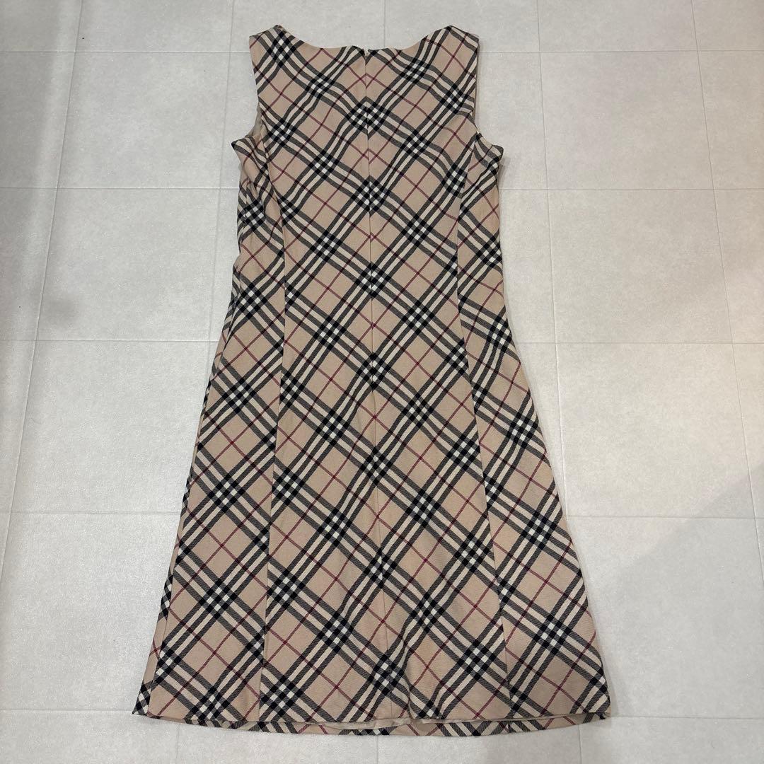 BURBERRY バーバリーブルーレーベル ノバチェックワンピース ノースリーブ