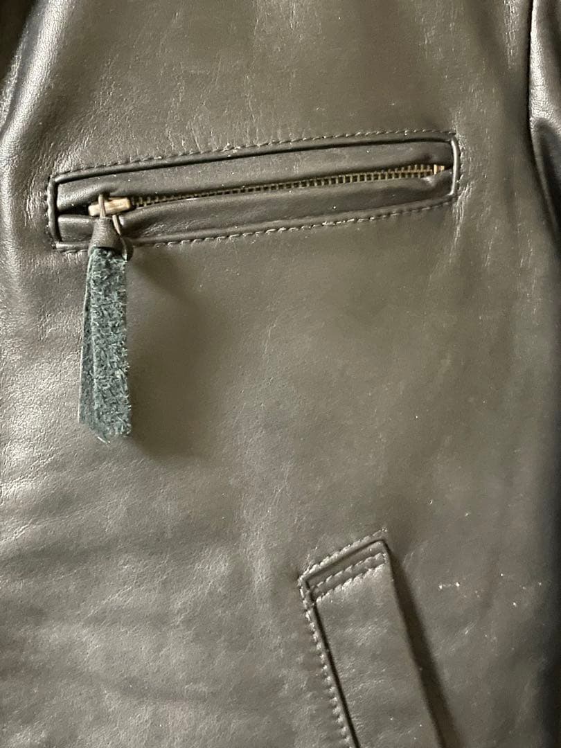 AVIREX Disney ドナルド ミッキー　レザージャケット